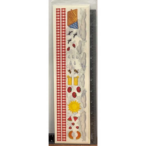 CREATIVE MEMORIES SEASON TO SEASON STICKERS 6116891200 CLOUDS RAIN PICNIC - Picture 5 of 5